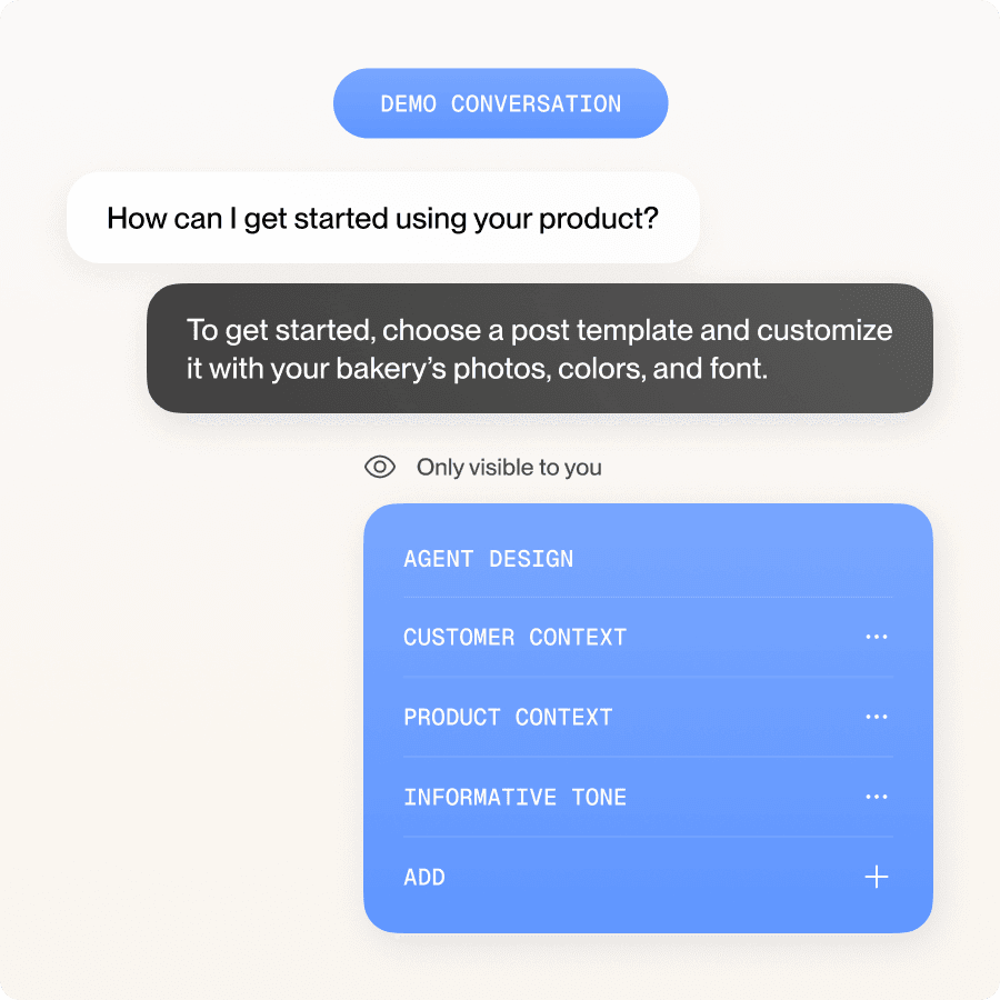 Design on-brand AI customer experiences illustration